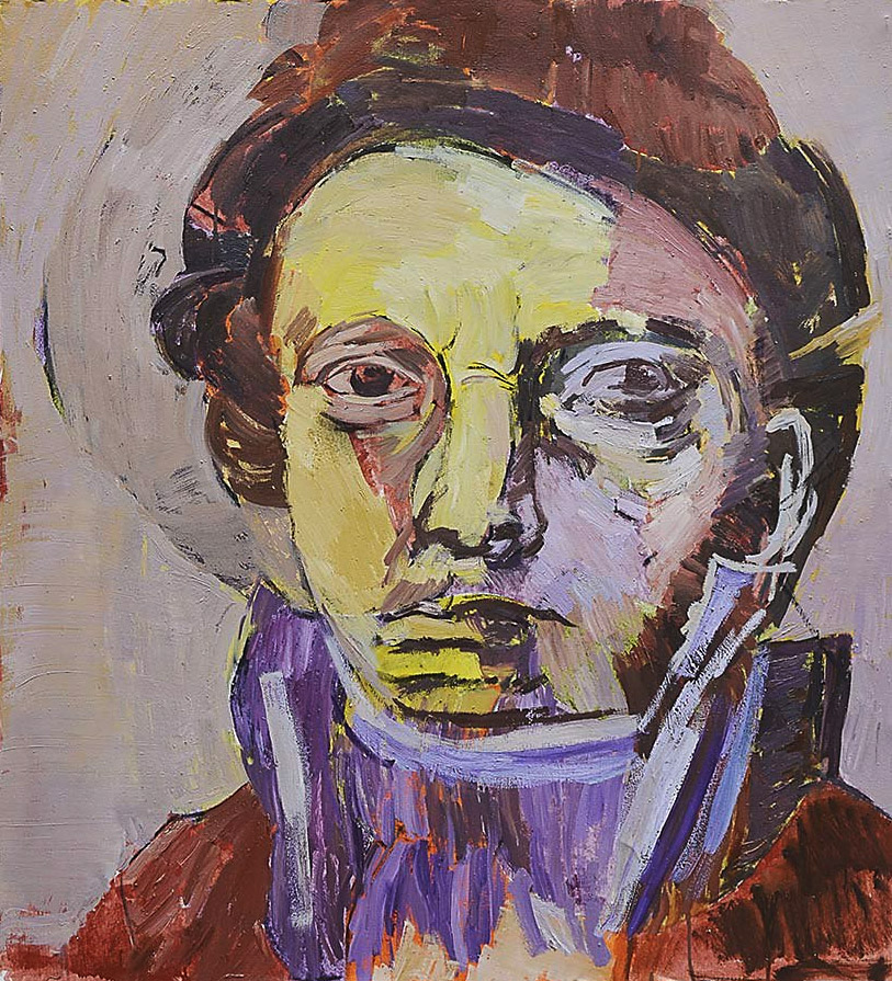 «Portrait Ludwig van Beethoven», 2019, Öl auf Leinwand, 110 x 100 cm